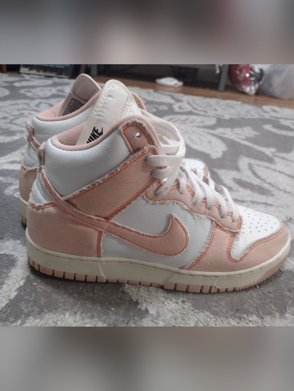 Nike Women’s Arctic Orange 1985 Dunks High Top Sneakers